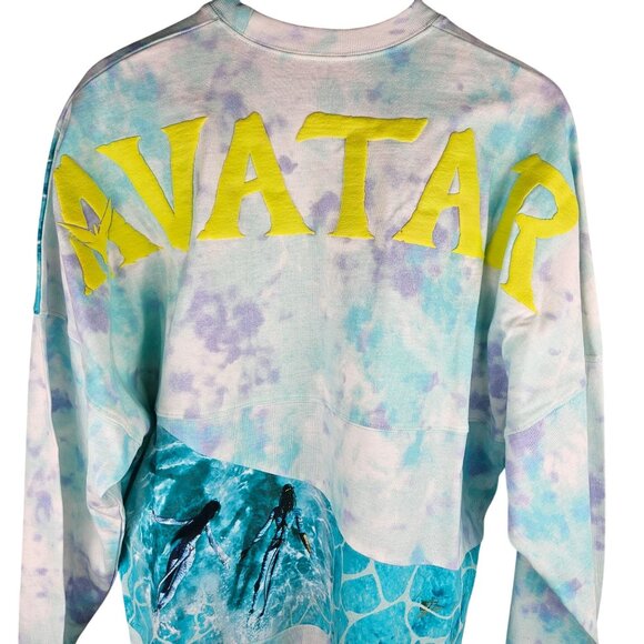 Disney Avatar Spirit Jersey The Way Of Water Large Turqoise 2023 Tie-Die - Picture 1 of 12